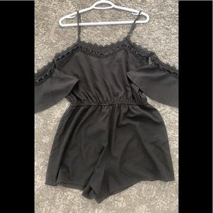 Off the shoulder romper